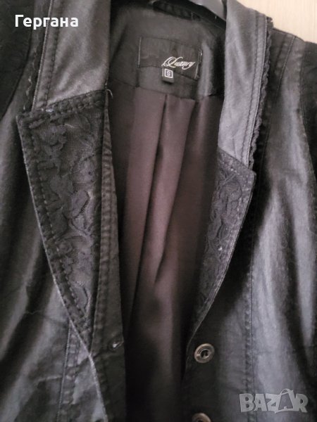Юнона черно сако с дантела , снимка 1