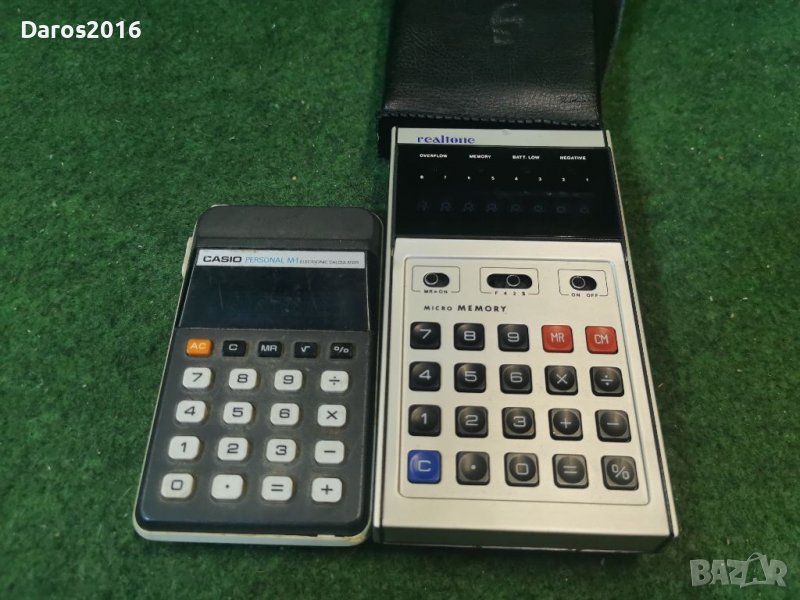 Два броя калкулатори Casio и Realtone , снимка 1