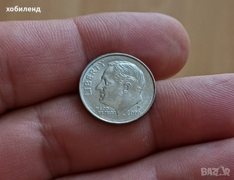 1 дайм САЩ 2000/Р нециркулирал , снимка 1