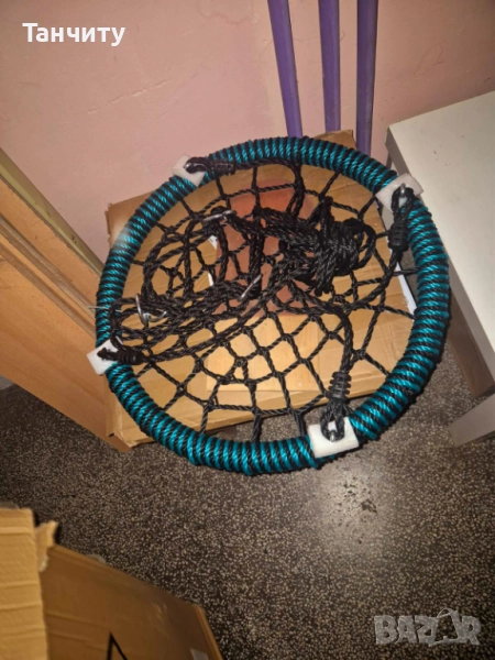 Детска люлка кръг, нова, снимка 1