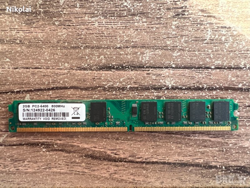 РАМ памет за компютър 2GB DDR2-800 PC2-6400 800MHz, снимка 1