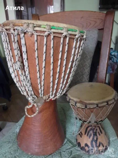 тарамбука дърво  39/23 см старинна, снимка 1