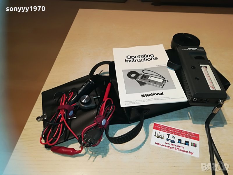 national-super clamp meter-made in japan, снимка 1