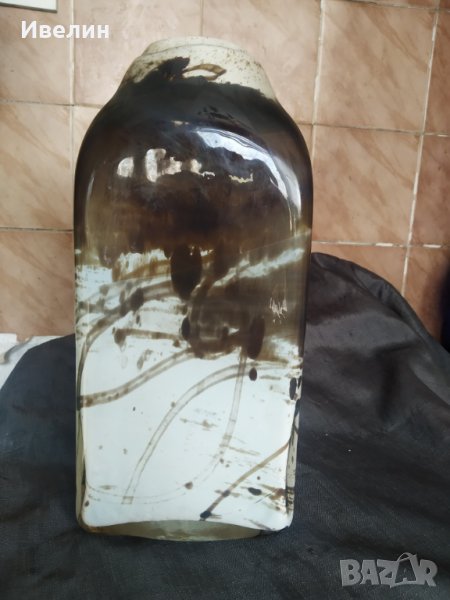 стъклена ваза в стил арт, снимка 1