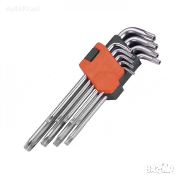 Ключ звезда голям 9 бр/к-т - 25119, снимка 1