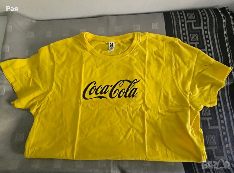 Нова тениска с лого на Coca-Cola, първокласно качество, унисекс, размери L, снимка 1
