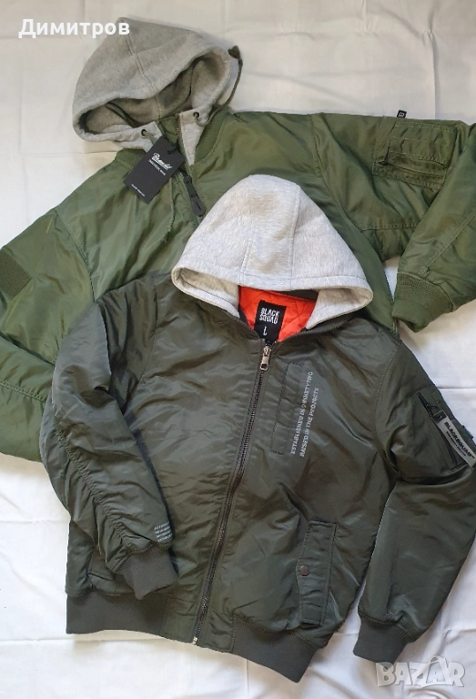 Яке бомбър Brandit, Black Squad, снимка 1