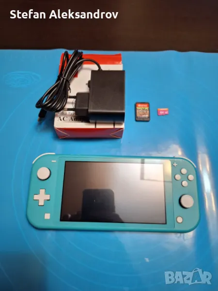 Nintendo Switch Lite - зелено + 64 GB SD карта + Minecraft игра, снимка 1