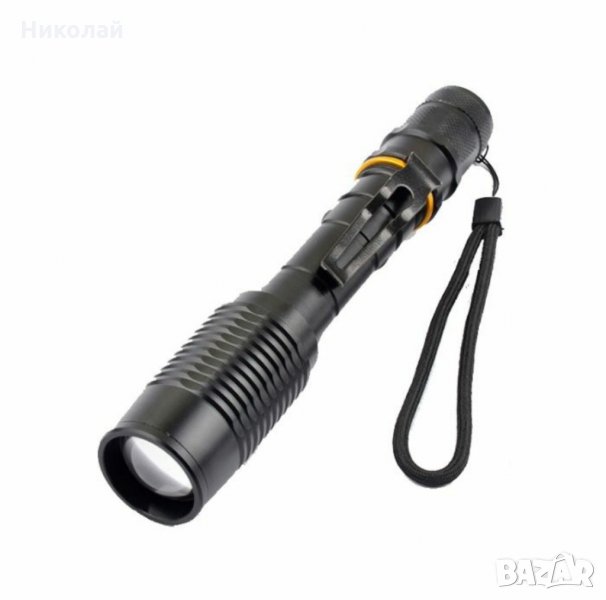 LED Фенер BL-2804- CREE XM-L T6 Police с 2 акумулаторни батерии 8800 mah, снимка 1