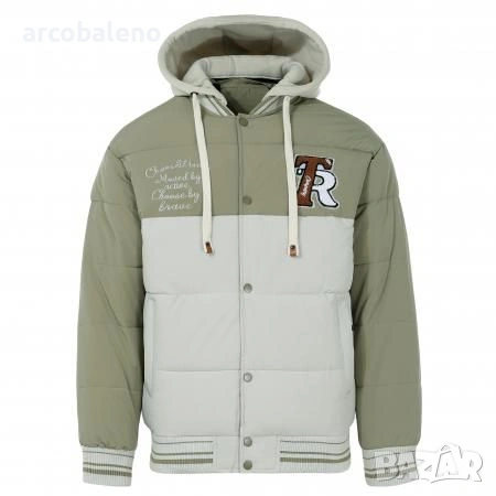 Мъжко зимно яке със сваляща се качулка, снимка 1