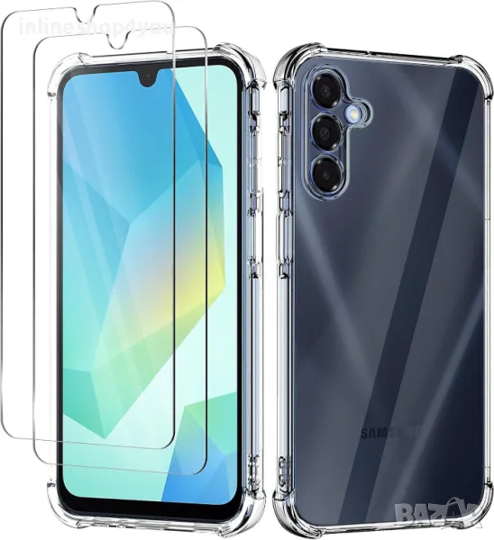 Прозрачен Силиконов Удароустойчив Кейс за Samsung Galaxy A16, снимка 1