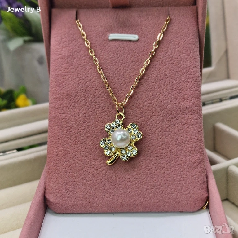  Дамско колие с перла, снимка 1