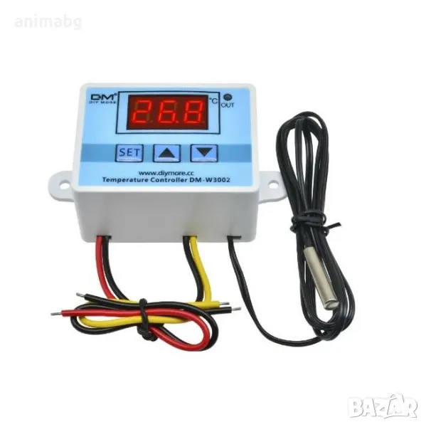 ANIMABG Цифров регулатор на температура микрокомпютърен термостат, превключвател, от -50°C, до 110°C, снимка 1