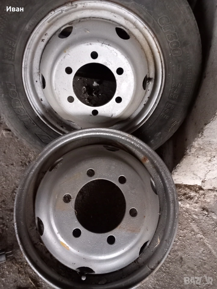 джанти за Iveco 16 цола два броя 75 евро, снимка 1