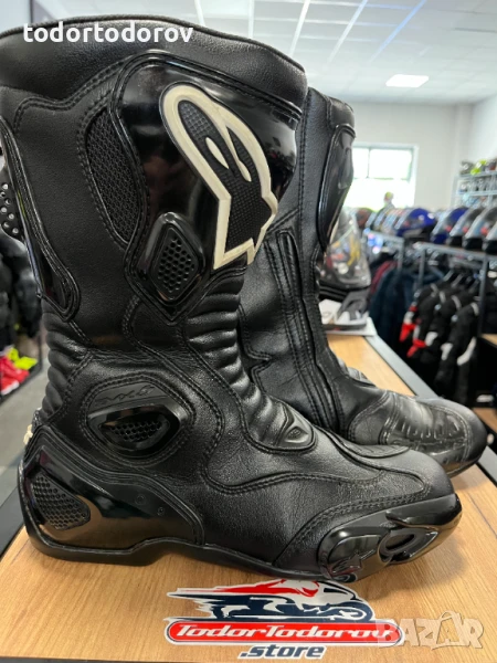 Mото Ботуши ALPINESTARS SMX-5 BLACK,номер 41,оригинални,много запазени, снимка 1