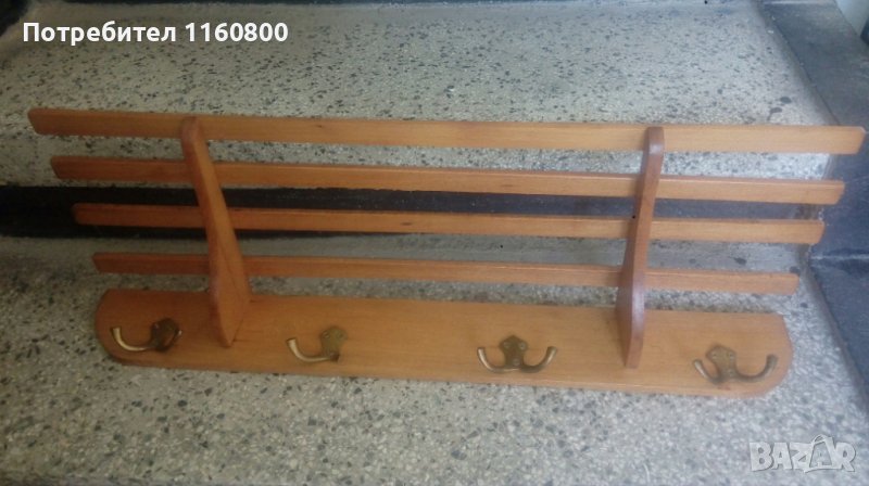 Дървена закачалка, снимка 1