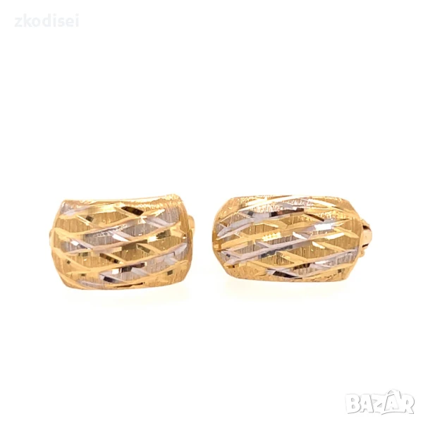 Златни обеци 1,53гр. 14кр. проба:585 модел:32603-1, снимка 1