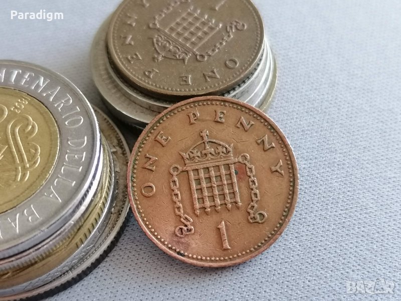 Монета - Великобритания - 1 пени | 1984г., снимка 1
