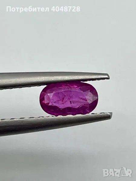 Естествен ненагряван розов Сапфир 0.75ct. - Танзания, снимка 1