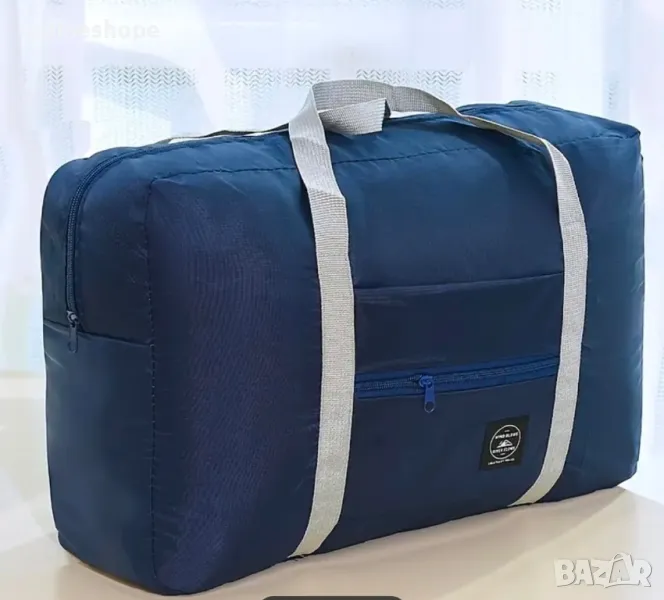 Чанта / Сак подходяща за ръчен багаж - в розов и тъмно син цвят, снимка 1