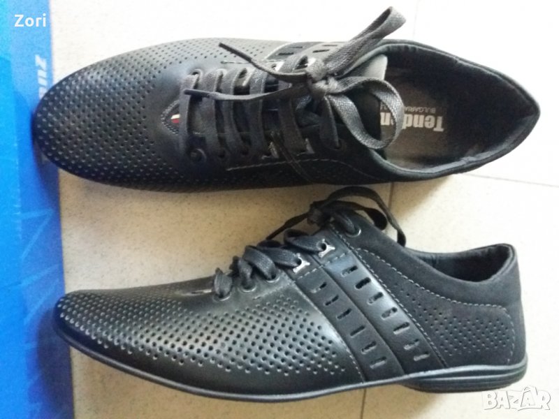 Мъжки черни обувки номер 44, снимка 1