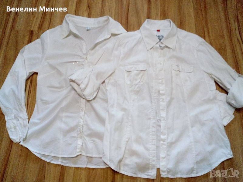 Дамски бели ризи, снимка 1
