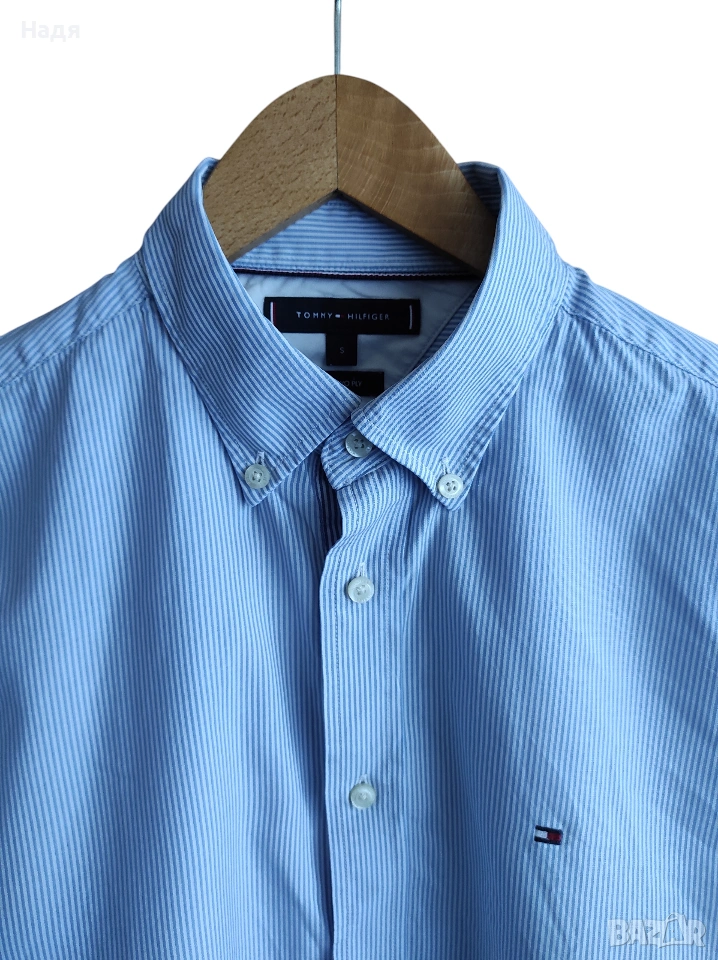 Мъжка риза Tommy Hilfiger 80's Two Ply, снимка 1