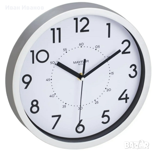 Стенен часовник Mayfair London с цифри, спалня, кухня, детска стая ., снимка 1