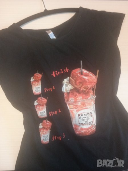 Дамска тениска с щампа Cherry Cocktail, снимка 1