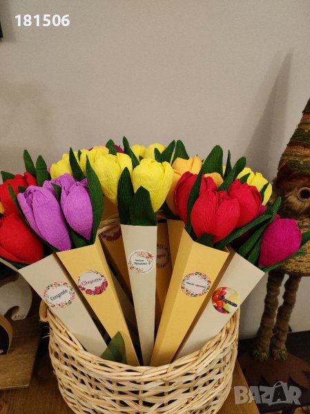 Ръчно изработени лалета , снимка 1