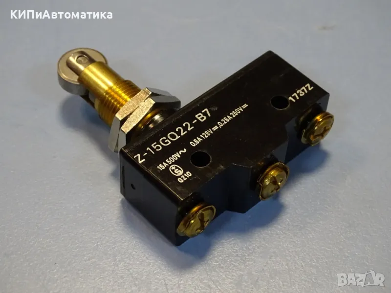 краен микроизключвател Omron Z-15GQ22-B7 Limit Switch 15A/500VAC, снимка 1