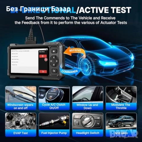 Нова Авто диагностика S6 Elite пълен системен скенер с активни тестове, снимка 3 - Друга електроника - 52485968