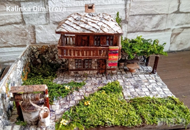Макет на Възрожденска къща-ръчна изработка., снимка 2 - Декорация за дома - 53137788