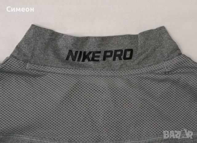 Nike PRO DRI-FIT Compression оригинална блуза L Найк спорт фитнес, снимка 7 - Спортни дрехи, екипи - 44258209