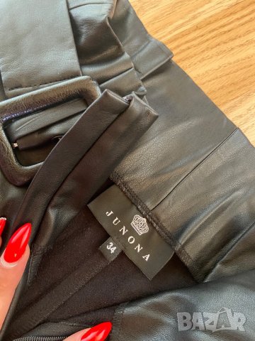 Къси кожени гащи junona, снимка 3 - Къси панталони и бермуди - 42621637