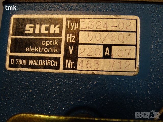 фотоелектричен сензор SICK LS 24-02 photoelectric sensor 220V, 50/60Hz, снимка 5 - Резервни части за машини - 37247664