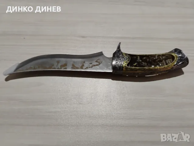 Гравиран нож, снимка 6 - Ножове - 49537497