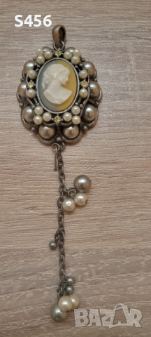 Висулка Камея, винтидж , снимка 3 - Други ценни предмети - 52591334