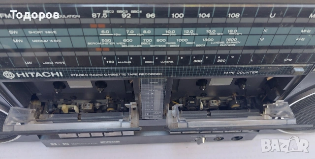 Hitachi TRK-W55E Stereo Cassette Recorder донор за части или проект, снимка 15 - Радиокасетофони, транзистори - 54245647