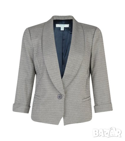 Дамско сако в тъмносиньо и бяло Fever City - S