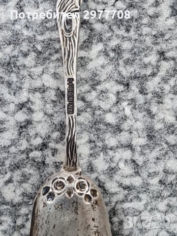 Сребърна лъжица Antiko 800, снимка 4 - Антикварни и старинни предмети - 36904975