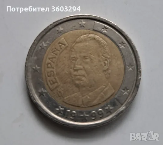 2 евро -1999г.- Испания