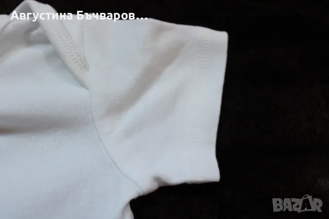 Комплект от боди с къс ръкав и 3 чифта панталонки с прегънат колан H&M, размер 68 , снимка 4 - Комплекти за бебе - 50133157