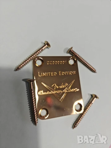 Neck Plate с лого Fender Custom Shop Limited Edition, снимка 4 - Китари - 51040054