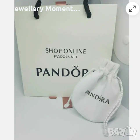 Сребърен талисман 925 за гривни Pandora-  Evil Eye charm, снимка 4 - Гривни - 54094957