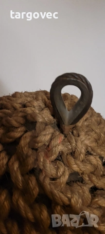старинен корабен плетен кранец