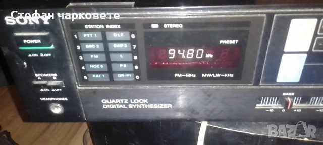 усилвател със радио тунер SONY , снимка 2 - Ресийвъри, усилватели, смесителни пултове - 53287100