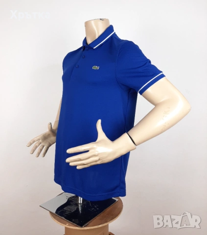Lacoste Sport Ultra Dry - Оригинална мъжка тениска с яка размер M, снимка 3 - Тениски - 53928578