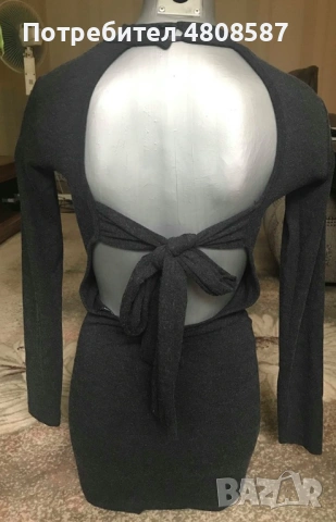 Нова рокля с гол гръб и дълъг ръкав, снимка 6 - Рокли - 54320853