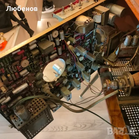 Ретро лампов телевизор Электрон УНТ-59, снимка 9 - Колекции - 56531555